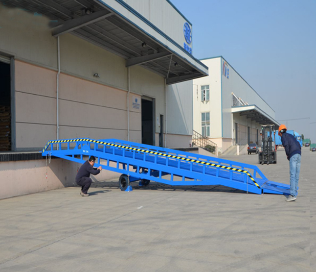 上饶移动式登车桥应用